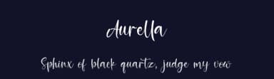 Aurella by Kong Font — Script Handwritten Font — thumbnail 2