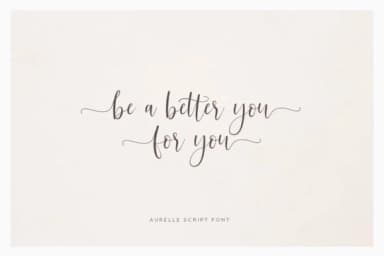 Aurelle Font by sancreastd. — Script Handwritten Font — thumbnail 8