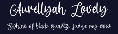 Aurellyah Lovely by Typetemp Studio — Script Handwritten Font — thumbnail 2