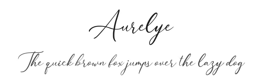 Aurelye by Creatype Studio — Script Handwritten Font