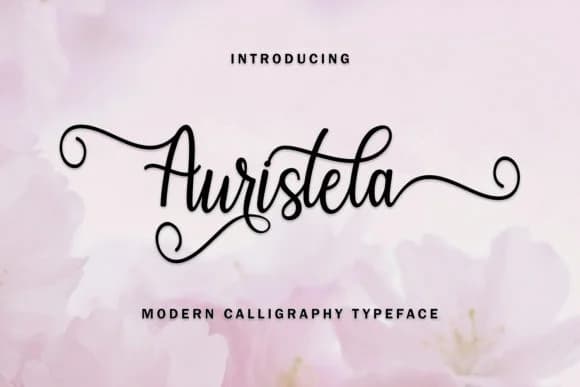 Auristela Script Font by zulkhairilettering — Script Handwritten Font