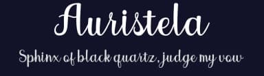 Auristela by Pista Mova — Script Handwritten Font — thumbnail 2