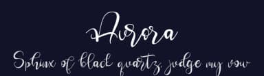 Aurora by Letterara — Script Handwritten Font — thumbnail 2