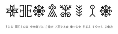Auseklis by GGBotNet — Dingbats Font — thumbnail 1