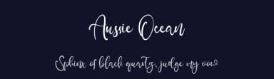 Aussie Ocean by Kong Font — Script Handwritten Font — thumbnail 2