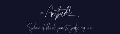 Austhedik by Vultype — Script Handwritten Font — thumbnail 2