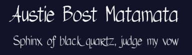 Austie Bost Matamata by Austie Bost Fonts — Script Handwritten Font — thumbnail 2