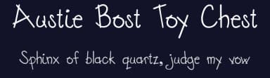 Austie Bost Toy Chest by Austie Bost Fonts — Script Handwritten Font — thumbnail 2
