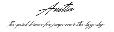 Austin by Vunira Design — Script Handwritten Font — thumbnail 1
