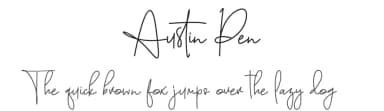 Austin Pen by Ahmad Khaidir — Script Handwritten Font — thumbnail 1