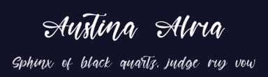 Austina Alma by Kong Font — Script Handwritten Font — thumbnail 2