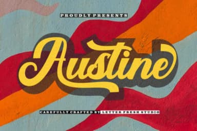 Austine Font by LetterFreshStudio — Script Handwritten Font — thumbnail 1
