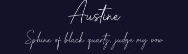 Austine by Graphix Line Studio — Script Handwritten Font — thumbnail 2