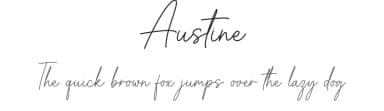 Austine by Graphix Line Studio — Script Handwritten Font — thumbnail 1