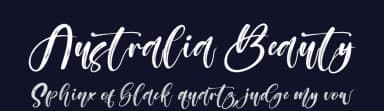 Australia Beauty by Perspectype Studio - Letterena.com — Script Handwritten Font — thumbnail 2