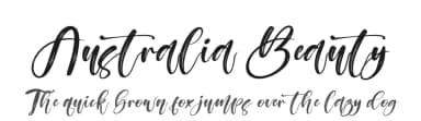Australia Beauty by Perspectype Studio - Letterena.com — Script Handwritten Font — thumbnail 1