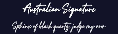 Australian Signature by Letternun — Script Handwritten Font — thumbnail 2