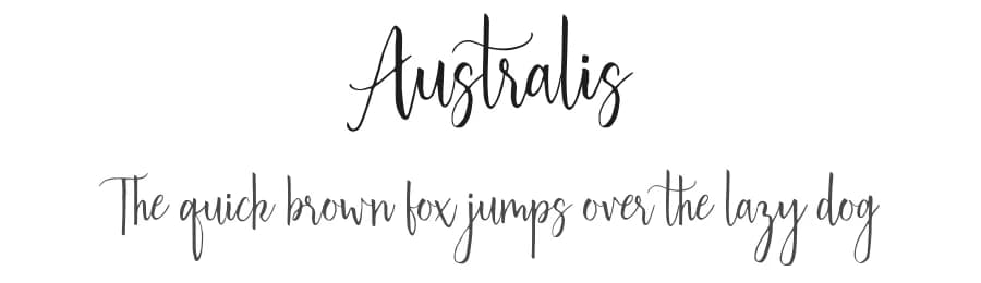 Australis by NendesKombet — Script Handwritten Font