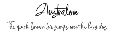 Australove by Garisman Studio — Script Handwritten Font — thumbnail 1