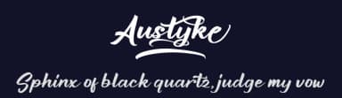 Austyke by Integritype Studio — Script Handwritten Font — thumbnail 2