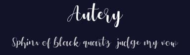 Autery by Masanis Studio — Script Handwritten Font — thumbnail 2