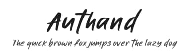 Authand by Hendra Pratama — Script Handwritten Font — thumbnail 1