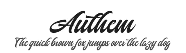 Authem by LetterFreshStudio — Script Handwritten Font