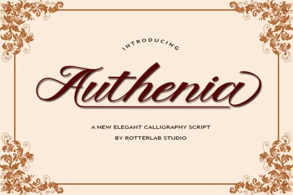Authenia Script Font by rotterlabstudio — Script Handwritten Font — preview 1