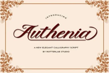 Authenia Script Font by rotterlabstudio — Script Handwritten Font — thumbnail 1