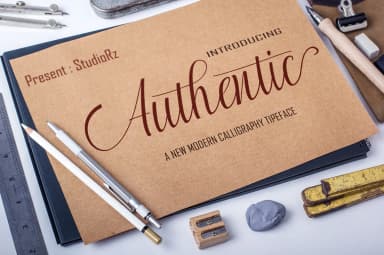 Authentic Font by BungCu.id by BungCu.id — Script Handwritten Font — thumbnail 1