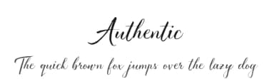 Authentic by Silverdav Studio — Script Handwritten Font — thumbnail 1