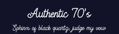 Authentic 70's by syabab — Script Handwritten Font — thumbnail 2