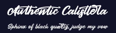 Authentic Calisttera by Perspectype Studio - Letterena.com — Script Handwritten Font — thumbnail 2