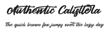 Authentic Calisttera by Perspectype Studio - Letterena.com — Script Handwritten Font — thumbnail 1