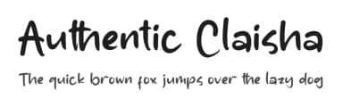 Authentic Claisha by Integritype Studio — Script Handwritten Font — thumbnail 1