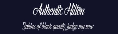 Authentic Hilton by Maelle.K | Thomas Boucherie — Script Handwritten Font — thumbnail 2