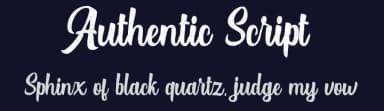 Authentic Script by Debut Studio — Script Handwritten Font — thumbnail 2
