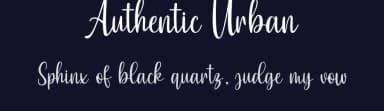 Authentic Urban by Fontlicious — Script Handwritten Font — thumbnail 2