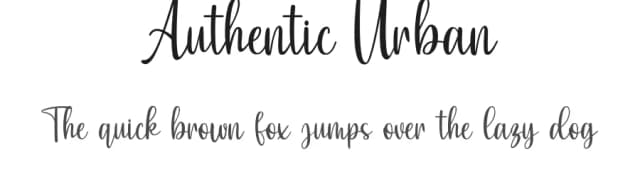 Authentic Urban by Fontlicious — Script Handwritten Font