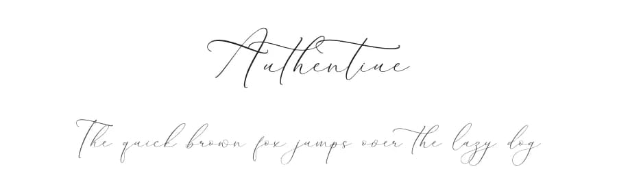 Authentiue by Storytype Studio — Script Handwritten Font