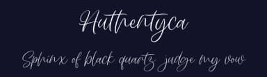Authentyca by Vunira Design — Script Handwritten Font — thumbnail 2