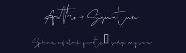 Author Signature by selawetype — Script Handwritten Font — thumbnail 2