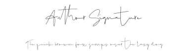 Author Signature by selawetype — Script Handwritten Font — thumbnail 1