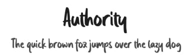 Authority by Masa Aska Sanurumi — Script Handwritten Font — thumbnail 1