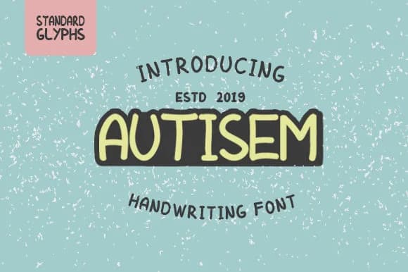AUTISEM Font by Arendxstudio — Script Handwritten Font