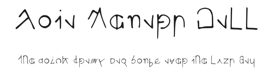 Auto Memory Doll by Alice Aizawa — Dingbats Font