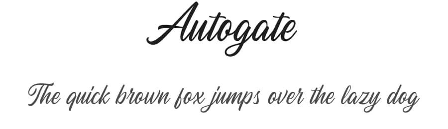 Autogate by Letterhend Studio — Script Handwritten Font