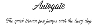 Autogate by Letterhend Studio — Script Handwritten Font — thumbnail 1