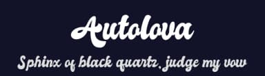 Autolova by Rudhi Sasmito — Script Handwritten Font — thumbnail 2