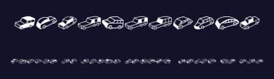 Automobiles by Vladimir Nikolic — Dingbats Font — thumbnail 2